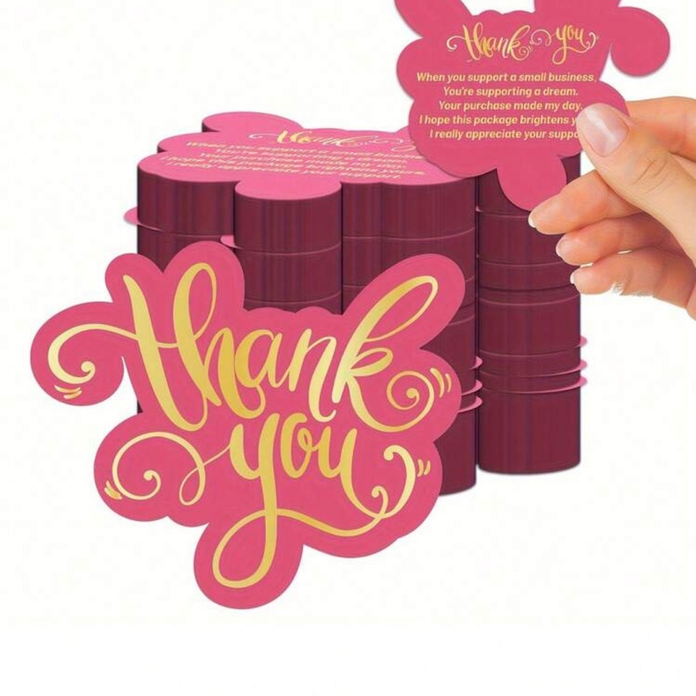 50 PCS Thank You Cards NEW
